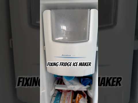 Fixing a fridge ice maker freezing over or not enough ice