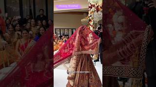 Bridal Entry Song 2025 || Lal Joda Pehne Ana Song || Indian Wedding Shorts #bridalentry#weddingsong