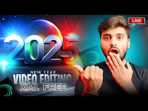 Happy New Year 2025 Live  Alight Motion #xml Video Editing | Happy New Year 2025 XML Video Editing