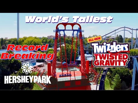 Hersheypark New For 2025 Twizzlers Twisted Gravity *Record Breaking* Hershey, PA.