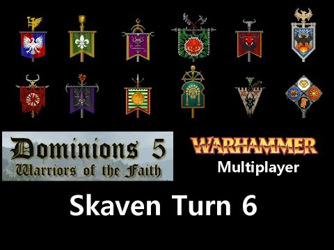 Warhammer Dominions 5 multiplayer - Skaven turn 6