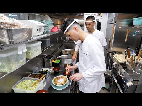 Opens at 7:30AM→ Selling Ramen in a Tiny Kitchen! Standing Ramen Shop in Tokyo with Only 10 Seats!