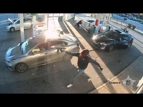 Chicago Gas Station Shooting 10/17/2024