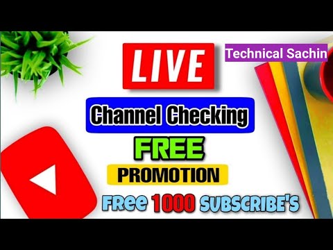 Live Channel Promotion | Get Free Subscriber's | You Tube Tips | #Livechannelpromotion #live 16 Feb