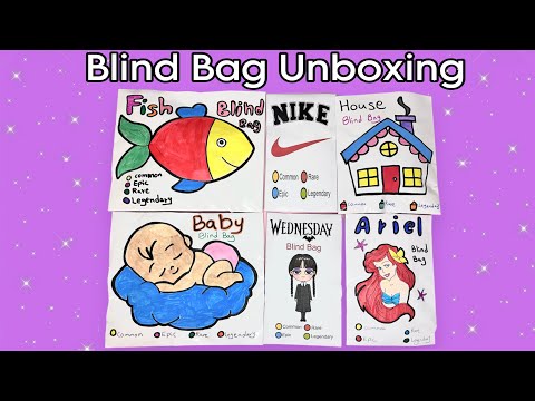 Blind bag compilation 💜 | ASMR opening blind bag