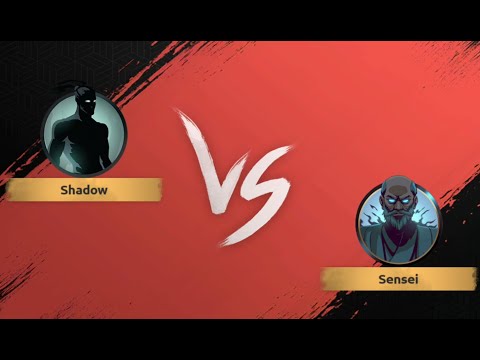 Sensei Vs Shadow | Shadow Fight 5 ( shades )