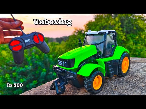 Remote Control Farming Tractor Like JCB Unboxing Video | Not need how to make remote control tractor