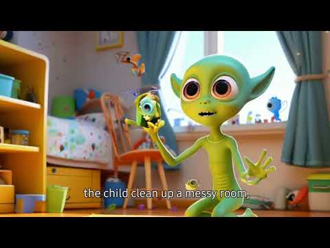 "An Out-of-This-World Adventure: The Friendly Alien Story for Kids"| Hello Kids