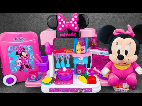 Satisfying with Unboxing Minnie Mouse Kitchen Cooking Playset, Disney Toys Review | Review Toys ASMR