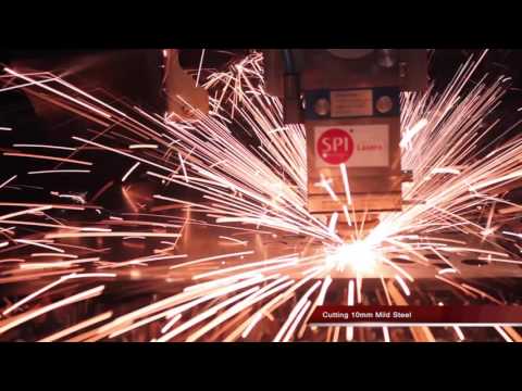 Cutting 10mm Steel with our redPOWER Fiber Laser