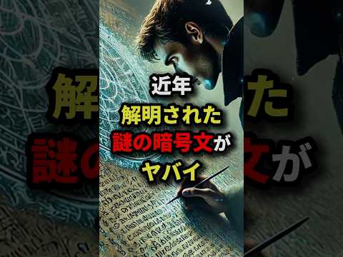 近年解明された謎の暗号文がヤバイ　#都市伝説