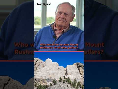 Jack Nicklaus shares his Mount Rushmore of golf. 👀