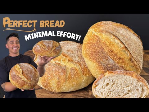 Easy Homemade Sourdough Bread Recipe | Step-by-Step Process