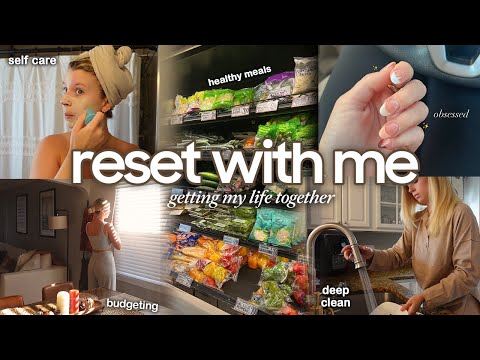 OCTOBER RESET: grocery shopping, deep cleaning, meal prepping, organizing & HUGE giveaway!