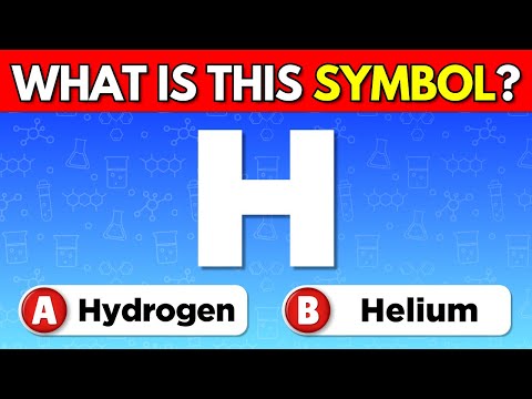 Can You Guess the Element by Its Symbol? 😏🧪 | Science Quiz 🧑‍🔬 | Easy, Medium, Hard, Impossible