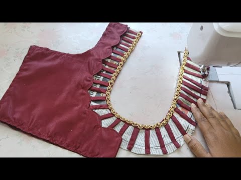 Blouse Ka Design | Model Blouse Back Neck Design | Cutting And Stitching Blouse Back Neck Design