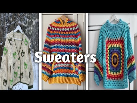 Crochet Sweaters Designs 2024 | @KushiMaqbool