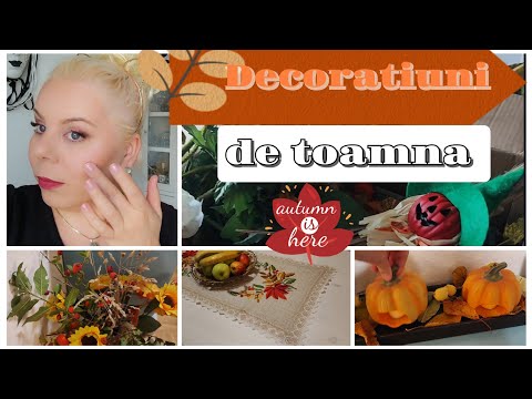 Vlog in care va arat ce am in dulapul din baie + decorațiuni de toamna...