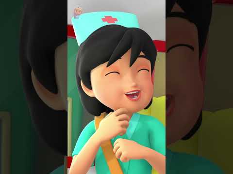 Wheels On The Ambulance #shorts #nurseryrhymes #kidssongs #cartoonvideos #ryan