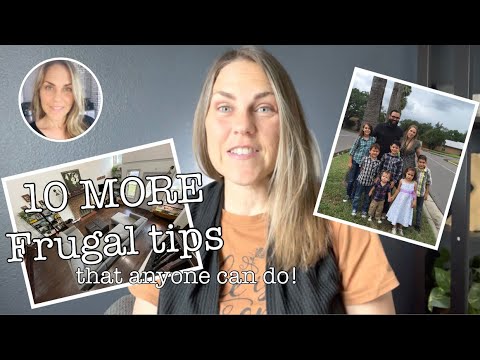 10 MORE Practical Frugal Living Tips for 2021 | How our family makes it through lean times!!