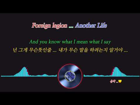 외인부대 ( Foreign legion) ... Another Life (가사)