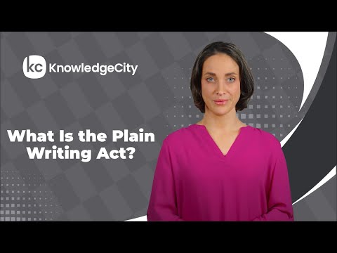 What Is the Plain Writing Act? | KnowledgeCity