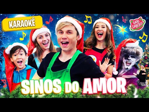 SINOS DO AMOR 🎅🔔 Gato Galactico | KARAOKÊ de Natal