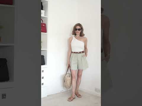 Summer Shorts Outfit Ideas Over 50