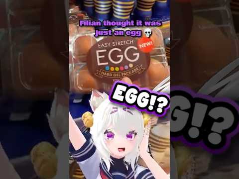 Filian found a suspicious "egg" in Japan