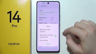 Realme 14 Pro: How to Show Seconds on Status Bar Clock