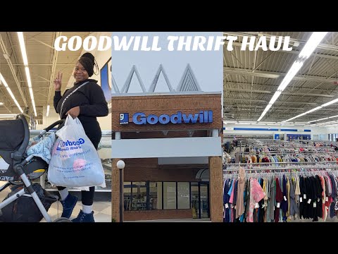 Goodwill Thrift shopping / Haul on a $40 budget