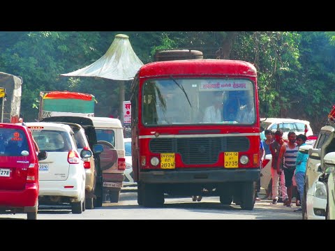 अंबोली घाट MSRTC:SAWANTWADI~AMBOLI~BELGAON MSRTC BUS AT AMBOLI GHAT