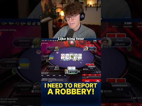 MUST SEE ROBBERY IN THE WCOOP!! 🥷🥷#pokerstars #wcoop #poker