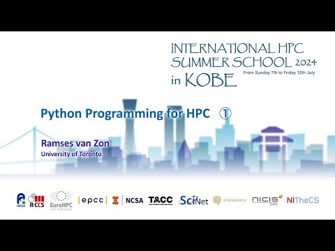 ”Python Programming for HPC”①