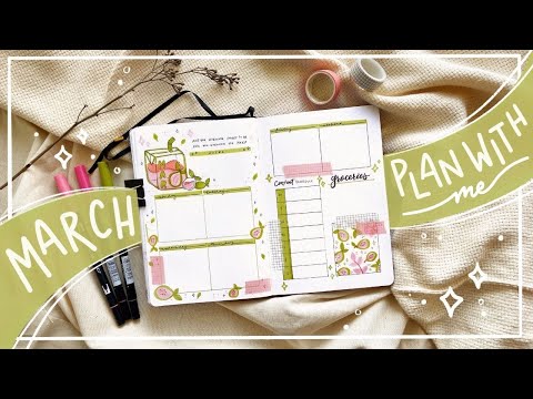 PLAN WITH ME ~ March 2021 Weeklies ~ Juice Box!