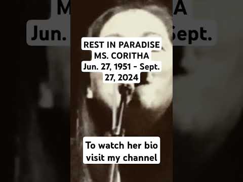 REST IN PARADISE PO MS. CORITHA #coritha