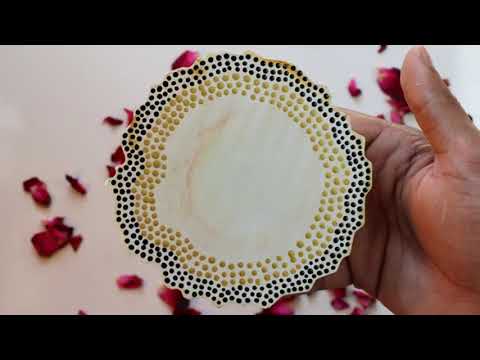 DIY Cement coaster making tutorial for beginners  Cement #wastematerialcraftideaseasyhomedecoration