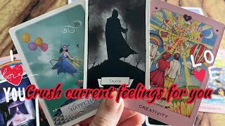 Crush Current feelings/ emotions for you❤️‍🔥 Crush current feelings | Hindi tarot card