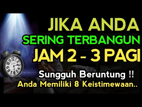 DI BANGUNIN MALAIKAT !! Jika Sering Terbangun Jam 3 Pagi, Anda Memiliki 8 Keistimewaan