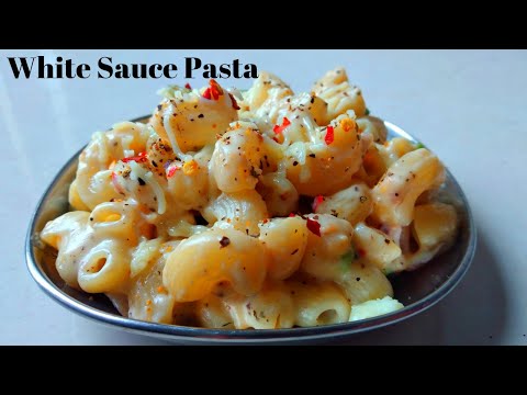 Navratri Day 1 🤍 |Creamy &Cheesy White Sauce Pasta | क्रीमी व्हाईट सॉस पास्ता