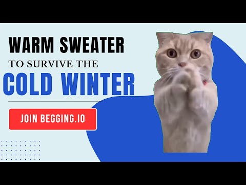 Warm Sweater for a Cold Winter  - Begging is Taking Action