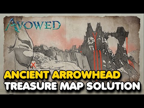 Avowed - Ancient Arrowhead Treasure Map Solution (Scout's Reach Location)