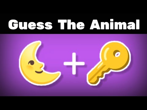 Can You Guess The ANIMAL BY EMOJI? Emoji Quiz🦁🐘