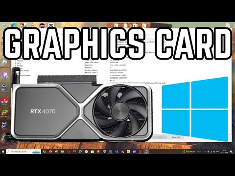 How to Find and Check Graphics Card Name and Model in Windows 10