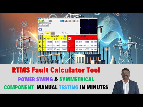 Understanding Power Swing and Fault Current Symmetry in Power Systems | RTMS Fault Calculator!