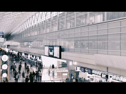 [ASMR]  Sound of Tokyo Haneda Airport Terminal 2 | Sounds for Sleeping, Studying, Relaxing