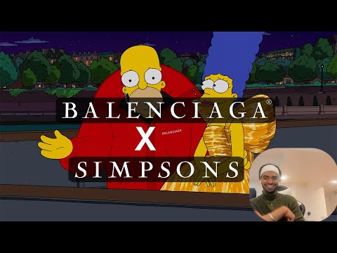 Best Short Movie Ever?! | My Reaction to The Simpsons x Balenciaga Collab! 😱