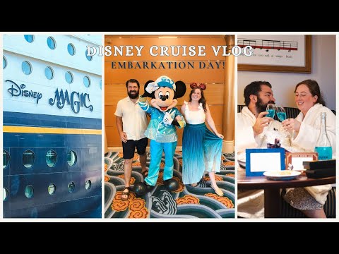 Disney Cruise Vlog Embarkation Day | The Disney Magic 25th anniversary sailing