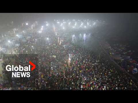 1st day of India's Maha Kumbh festival sees millions of Hindus take holy dip