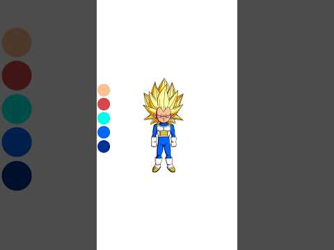 How to Draw Super Saiyan 3 Vegeta (Mini) From Dragon Ball Daima